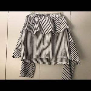 BooHoo off shoulder top